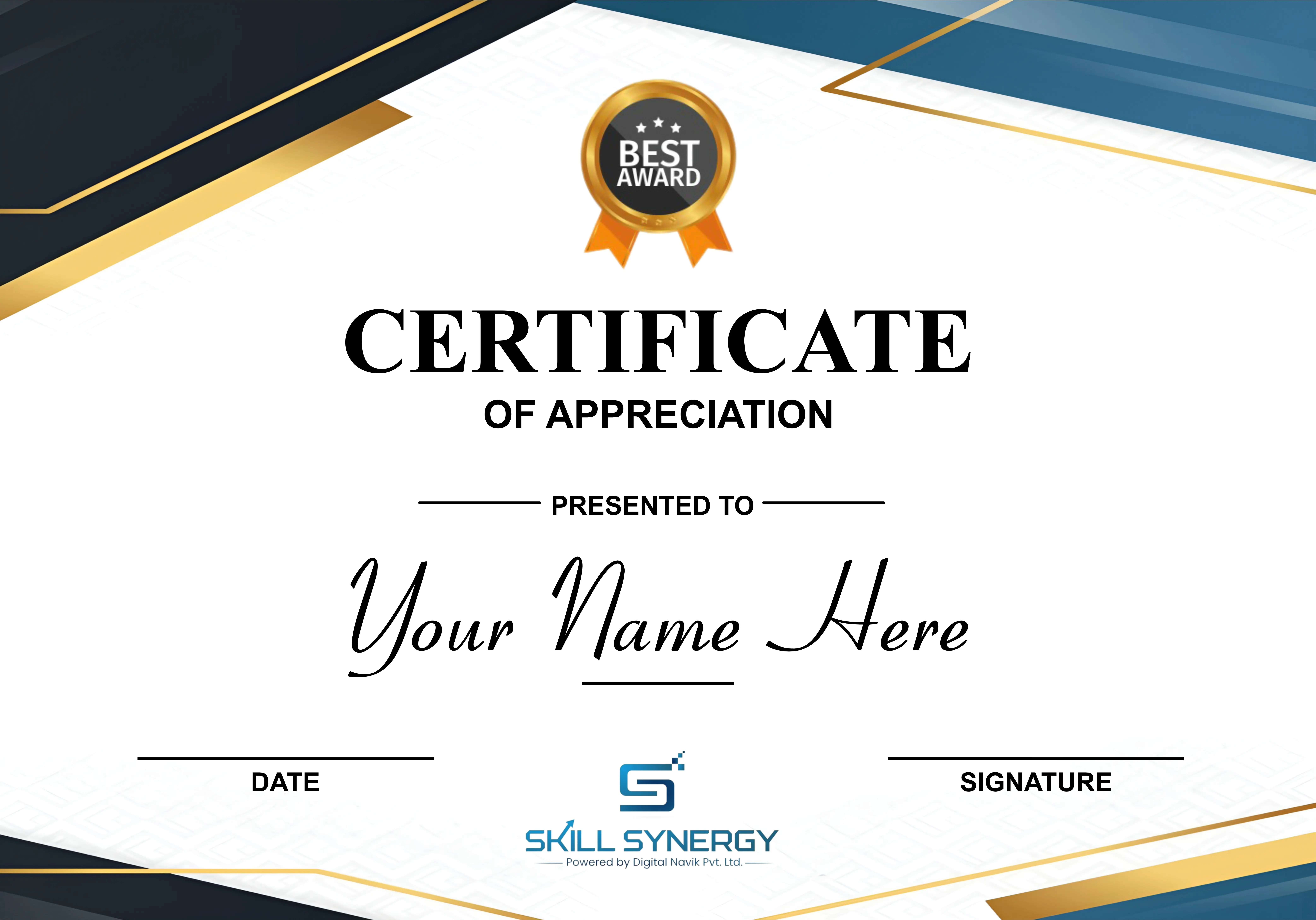 Digital Marketing Certificate